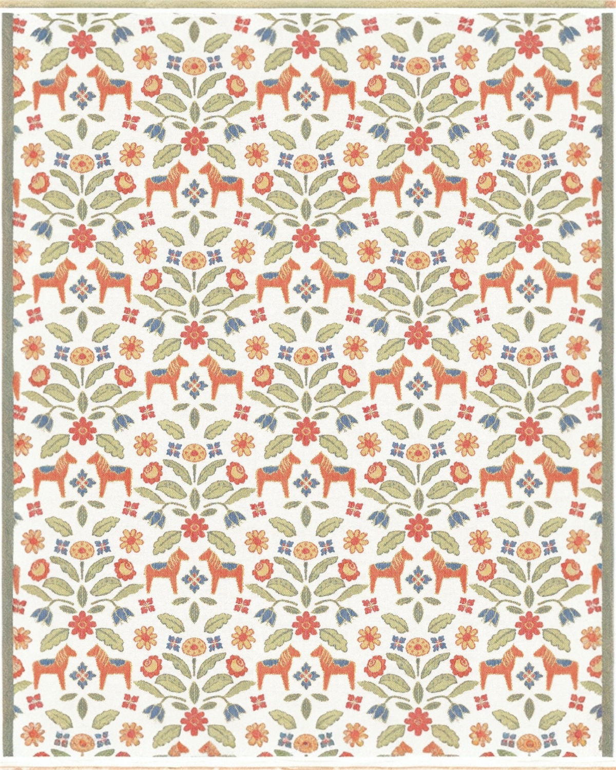 Bomullspläd Kurbitsblom  140x170cm