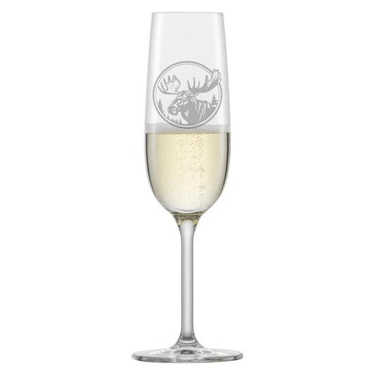 Champagneglas Älg