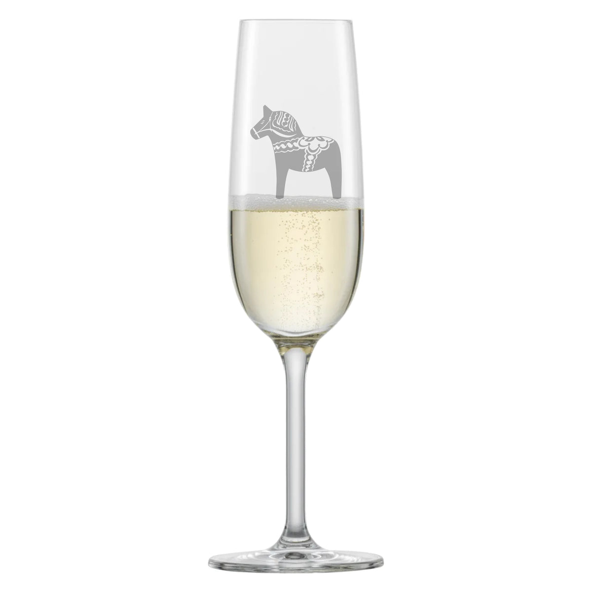 Champagneglas Dalahäst