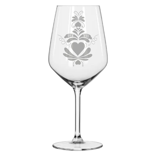 Rödvinsglas Kurbits