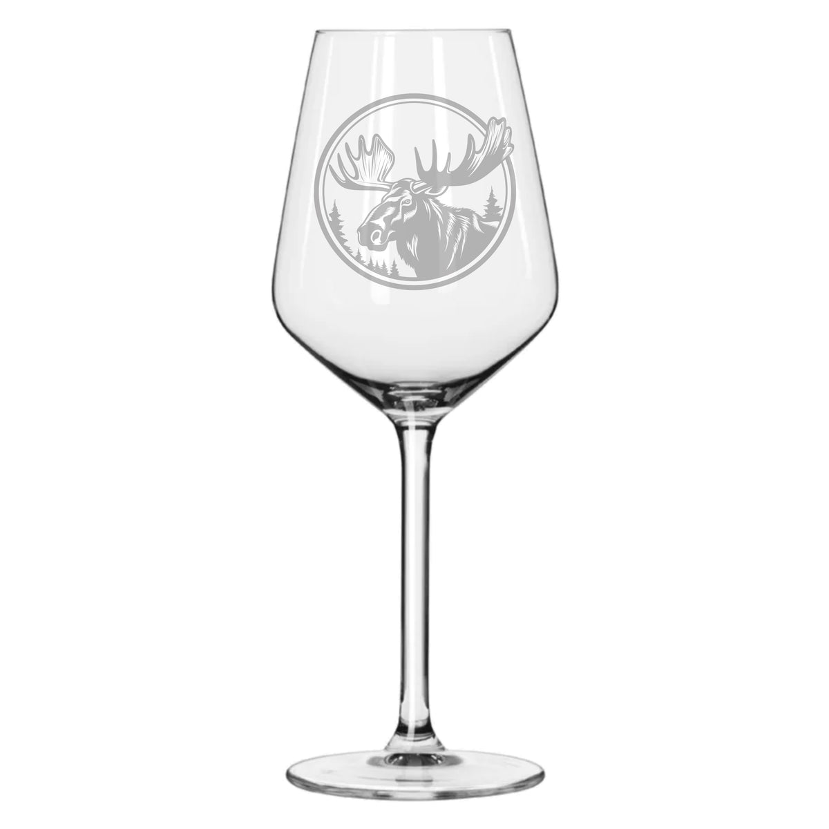 Vitvinsglas Älg