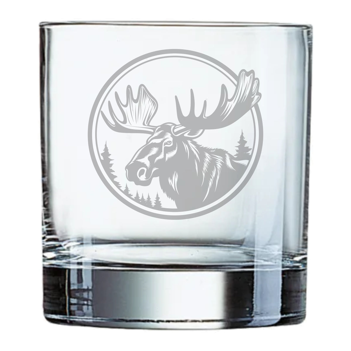 Whiskyglas Älg