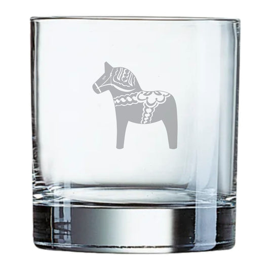 Whiskyglas Dalahäst